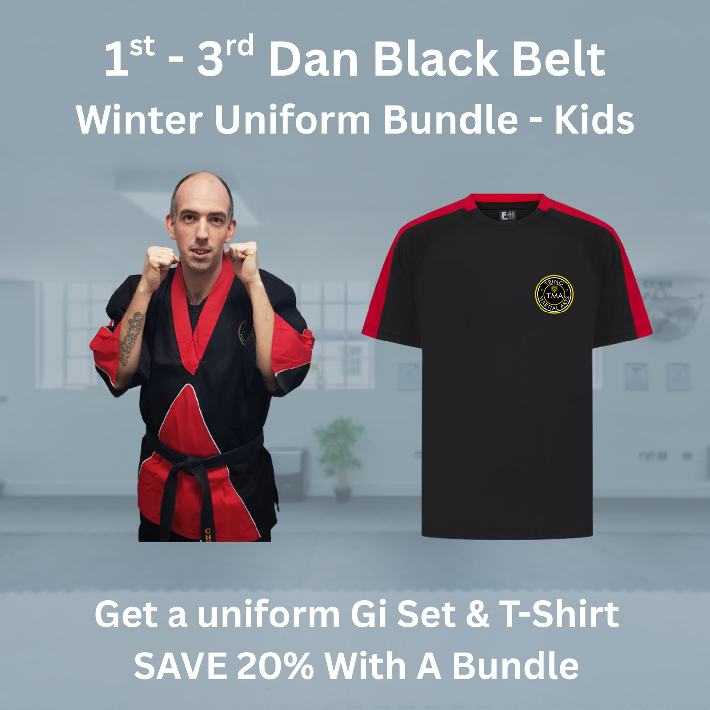 Yadansha 1st - 3rd Dan Black Belt Uniform Bundle - Teens & Adults