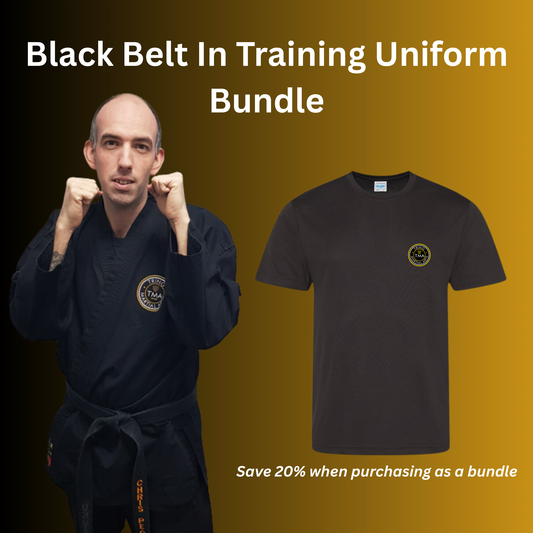 Black Belt In Training Uniform Bundle - Kids